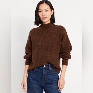 NWOT Old Navy Women's Chocolate Turtleneck Sweater